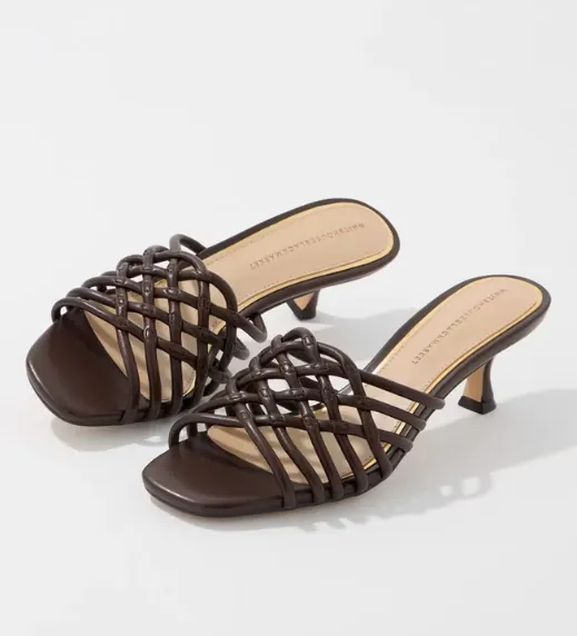 Leather Heeled Sandal